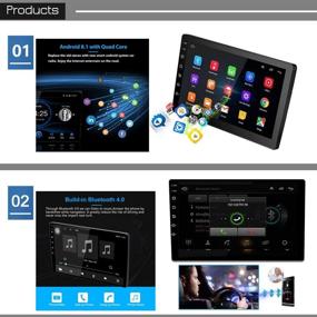 img 2 attached to 🚗 LEXXSON 9 inch Android 8.1 Car Radio 1024x600 GPS Navigation Bluetooth USB Player with 1GB DDR3 + 16GB NAND Memory Flash