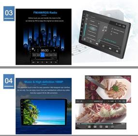img 1 attached to 🚗 LEXXSON 9 inch Android 8.1 Car Radio 1024x600 GPS Navigation Bluetooth USB Player with 1GB DDR3 + 16GB NAND Memory Flash