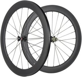 img 3 attached to SunRise Carbon Wheels: 60mm Deep & 🚴 25mm Wide Clincher Wheelset for 700c Road Cycling