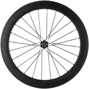 img 1 attached to SunRise Carbon Wheels: 60mm Deep & 🚴 25mm Wide Clincher Wheelset for 700c Road Cycling