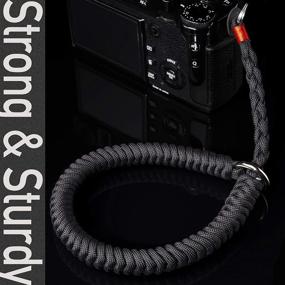 img 2 attached to Ручная камера съемной с ремешком Paracord: Прочный аксессуар для зеркальных и бесзеркальных камер DSLR
