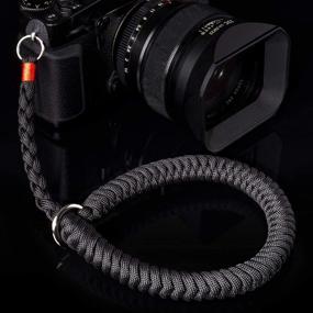 img 4 attached to Ручная камера съемной с ремешком Paracord: Прочный аксессуар для зеркальных и бесзеркальных камер DSLR