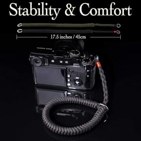 img 1 attached to Ручная камера съемной с ремешком Paracord: Прочный аксессуар для зеркальных и бесзеркальных камер DSLR