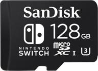 карта памяти sandisk microsdxc nintendo switch sdsqxao 128g gn6za логотип