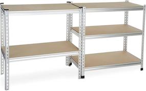 img 3 attached to Efficient Storage Solution: Amazon 📦 Basics Aluminum Shelving for Organized Space