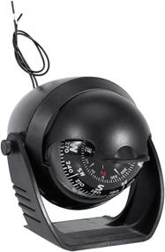 img 1 attached to High Precision Digital Marine Compass with LED Light for Navigation, Car, Boat, and Marine