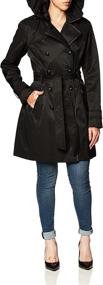 img 4 attached to GUESS Womens Ladies Breasted Trenchcoat Women's Clothing for Coats, Jackets & Vests