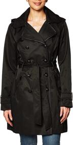 img 2 attached to GUESS Womens Ladies Breasted Trenchcoat Women's Clothing for Coats, Jackets & Vests