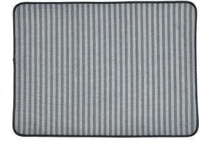 img 4 attached to 🏠 Striped Pet Cage Mat - Ultra Absorbent and Quick-Drying