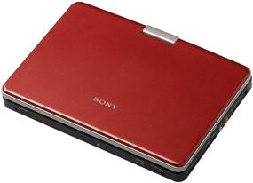 img 1 attached to 🔴 Портативный DVD-плеер Sony DVP-FX810/R 8 дюймов в вишнево-красном цвете: Качественное развлечение в движении
