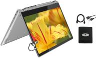 🛒 lenovo chromebook c340 15.6" fhd touchscreen 2-in-1 laptop: intel core i3-8130u, 4gb ram, 64gb emmc - buy now with gm accessories logo