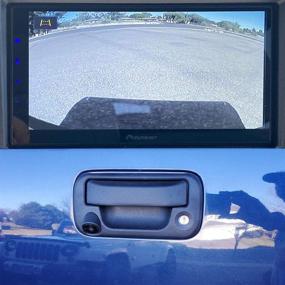 img 3 attached to 📸 Улучшите свой Ford: Камера заднего вида и зеркало заднего вида EWAY Tailgate Handle Backup Reverse Camera & Rear View Monitor Kit для Ford F150 2004-2016 / Super Duty F250 / F350 / F450 / F550 2008-2016 + Ford Explorer Lincoln Reversing Parking Camera