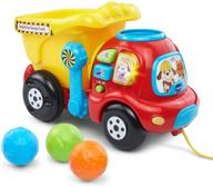 🚚 vtech грузовик-самосвал "отпустите и отойдите", желтый: веселая игрушка для малышей логотип