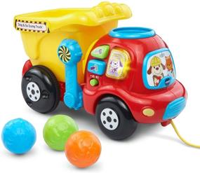 img 4 attached to 🚚 VTech Drop and Go Dump Truck, Yellow: A Fun-Filled Toy for Toddlers