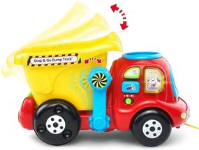 img 3 attached to 🚚 VTech Drop and Go Dump Truck, Yellow: A Fun-Filled Toy for Toddlers