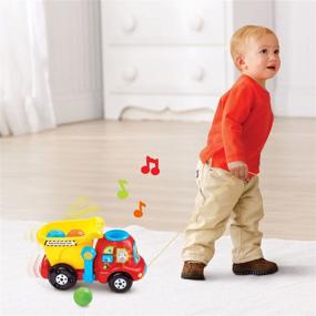 img 1 attached to 🚚 VTech Drop and Go Dump Truck, Yellow: A Fun-Filled Toy for Toddlers