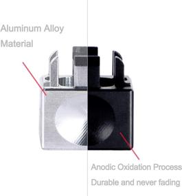 img 3 attached to 🔑 Black Aluminum Alloy Switch Opener and Keycap Puller for Cherry MX Switches