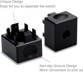 img 2 attached to 🔑 Black Aluminum Alloy Switch Opener and Keycap Puller for Cherry MX Switches