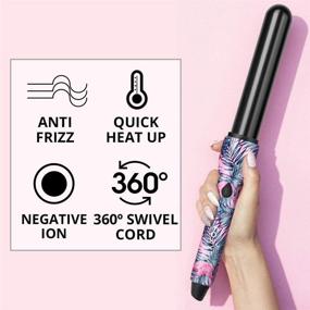 img 1 attached to Foxy Tropic 32Mm Curling Wand