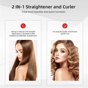 img 3 attached to PARWIN PRO BEAUTY Flat Iron Infrared 1 1/4 дюйма: эффективное выпрямление волос с регулировкой температуры и двойным напряжением