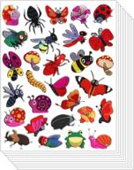 butterfly insect scrapbook stickers sheets logo