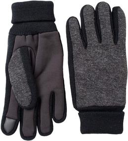 img 1 attached to 🧤 Levis Heathered Touchscreen Stretch Gloves for Men - Men's Accessories in Gloves & Mittens