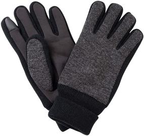 img 2 attached to 🧤 Levis Heathered Touchscreen Stretch Gloves for Men - Men's Accessories in Gloves & Mittens