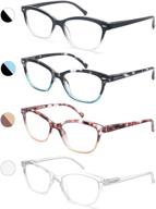 stylish round reading glasses with spring hinges - perfect for men and women logo