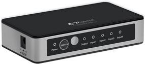 img 4 attached to Portta HDMI Premium 4 Port 4X1 Switch/Switcher Version 2.0 4K x 2K @60Hz Full 3D Support HDCP 2.2: Ideal for Input DVD, PS4 & Blue-Ray to Output HDTV