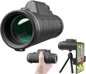 img 4 attached to 🔭 12X50 High Power DOTSOG Monocular Telescope with Smartphone Holder - Perfect for Bird Watching, Hunting, Camping, Travelling, and Wildlife Observation