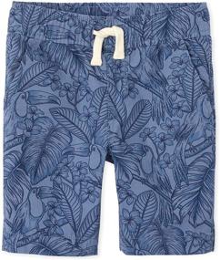 img 1 attached to 👖 Boys' Clothing: Children's Place Jogger Shorts in Hudson