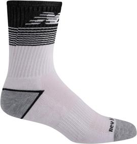 img 1 attached to 🧦 Moisture Wicking Cushioned Crew Socks for Women - New Balance (6 Pack)