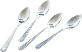 img 4 attached to 🥄 Quality Norpro Set of 4 Stainless Steel Grapefruit Spoons for Effortless Eating