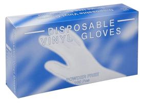 img 2 attached to 🧤 High-Quality Disposable Vinyl Gloves - Powder Free, Latex Free, Medium Size - Bulk Pack of 1,000 Gloves (10 Packs of 100 Gloves)