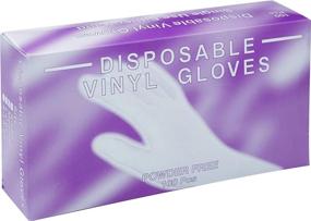 img 3 attached to 🧤 High-Quality Disposable Vinyl Gloves - Powder Free, Latex Free, Medium Size - Bulk Pack of 1,000 Gloves (10 Packs of 100 Gloves)