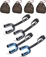 👄 soft mouth guard with strap for football, jiu-jitsu, basketball, lacrosse, hockey, mma, boxing, and more – 4 pack, designed for youth in all contact sports logo