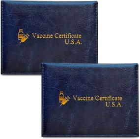 img 4 attached to 💼 ArtemisCase Vaccination Card Holder - Men's Accessories for Pcs