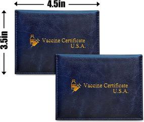 img 3 attached to 💼 ArtemisCase Vaccination Card Holder - Men's Accessories for Pcs