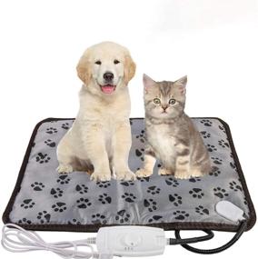 img 4 attached to 🔌 Upgraded Pet Heating Pad: Electric Warming Mat for Dogs and Cats with Chew-Resistant Steel Cord & Auto Constant Control