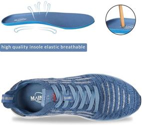 img 3 attached to WYBLZ Walking Breathable Lightweight Athletic Men's Shoes and Athletic