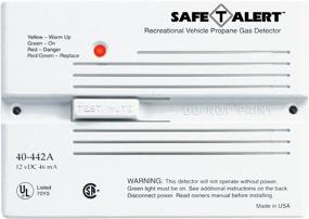 img 1 attached to 🔥 Safe T Alert 40-442-P-WT Propane/LP Gas Alarm - 12V, 40 Series Flush Mount, White (Improved SEO)