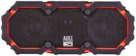 🔴 altec lansing lifejacket 2 bluetooth speaker: waterproof, shockproof, snowproof – 30ft range, extra audio power, 16hr battery – deep red logo