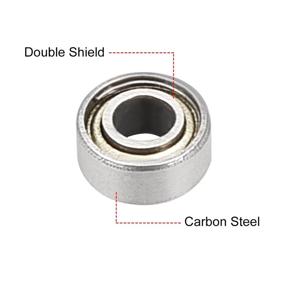 img 3 attached to 🔒 Uxcell Double Shielded Bearing