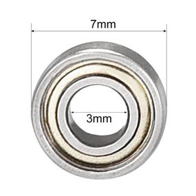 img 1 attached to 🔒 Uxcell Double Shielded Bearing