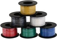 🔌 16 gauge wire combo pack - 6 rolls of 100ft each (total 600ft) - copper clad aluminium low voltage auto wire - 16 gauge logo