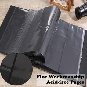 img 2 attached to 📷 Vienrose Leather Photo Album: Extra Large Capacity for 600 4x6 Photos - Ideal for Family Weddings, Anniversaries, Baby and Vacation Memories