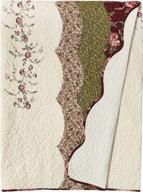 🛏️ exquisite king tan bedspread - modern heirloom collection brooke, 120x118'' logo