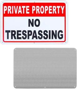 img 3 attached to Property Trespassing Aluminum UV Protected Weatherproof Occupational Health & Safety Products