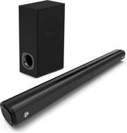 pheanoo d6 sound bar: dolby compatible 2.1ch soundbar with subwoofer, hdmi(arc)/bluetooth 5.0/optical/aux connectivity - 240w logo