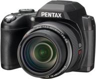 📸 powerful pentax xg-1 16 digital camera: incredible 52x zoom, optical image stabilization, and vibrant 3-inch lcd display in sleek black design logo